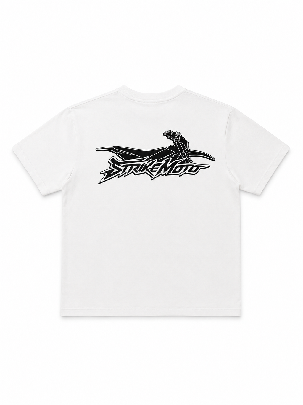 StrikeMoto White Tee (PREORDER)