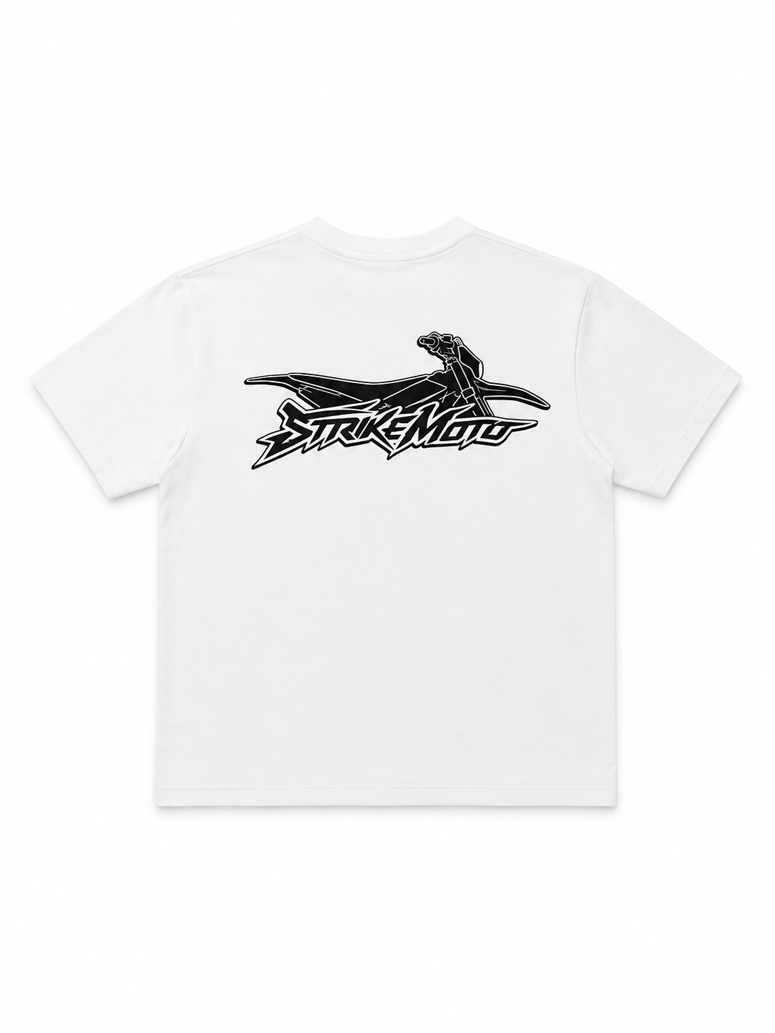 StrikeMoto White Tee (PREORDER)